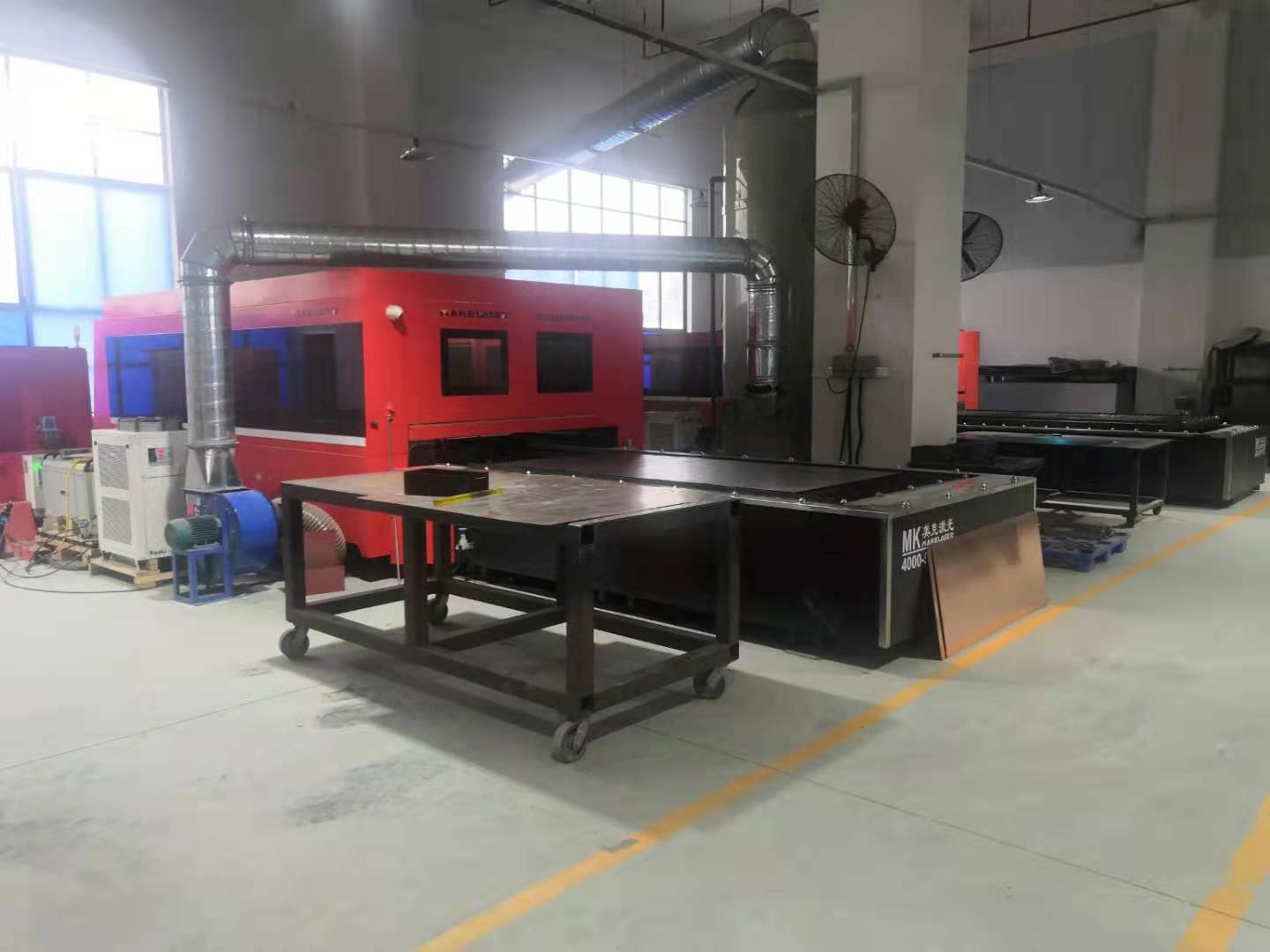 激光（guāng）下料車間