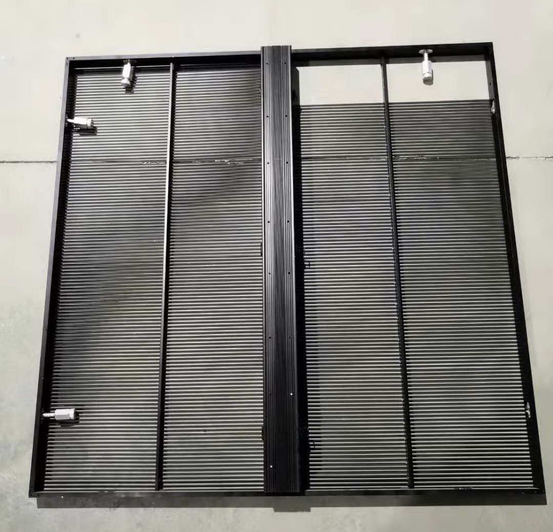 1米（mǐ）x1米裝燈板後麵